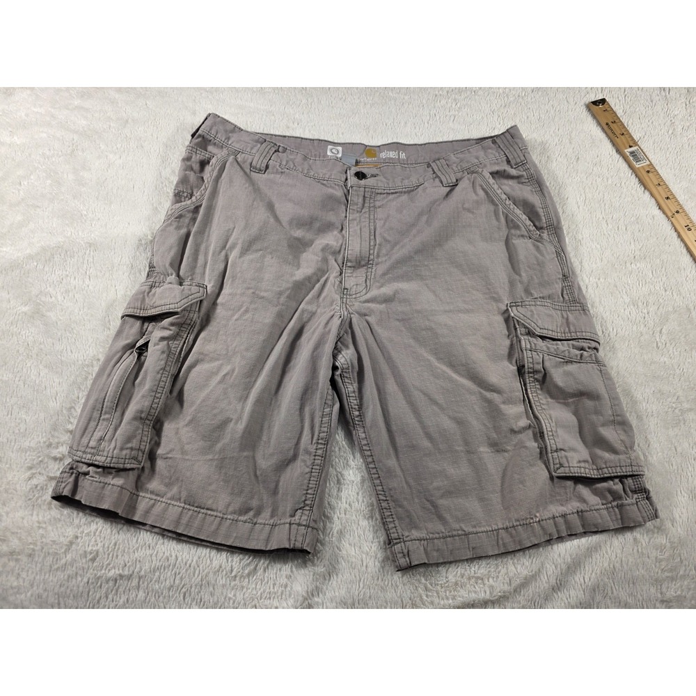 Carhartt Shorts 40x10 Cargo Relaxed Fit‎ Force Ripstop Distressed Grunge